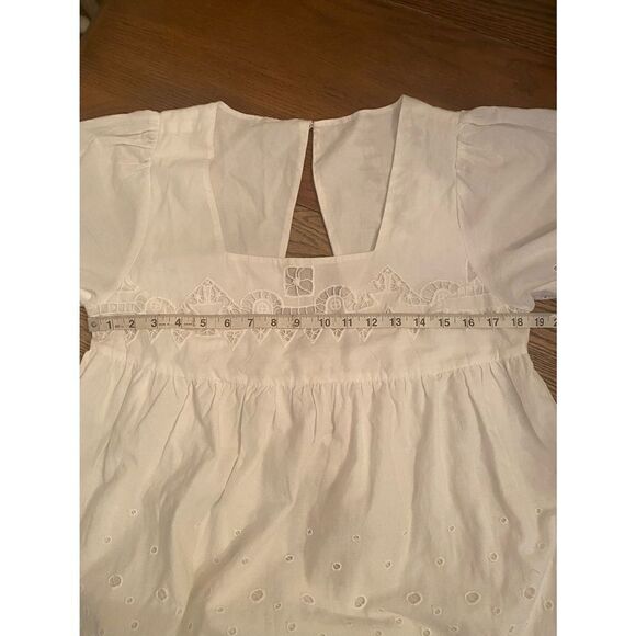 Anthropologie -Audrina Eyelet Mini Dress - Picture 13 of 13